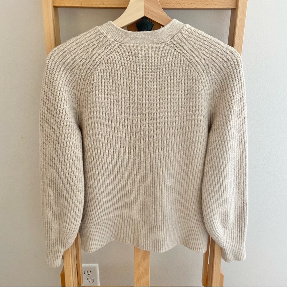 Amazon Essentials Beige Soft Ribbed Cardigan Swea… - image 4